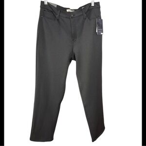 Nine West Black Straight-Leg Pants size 10 new